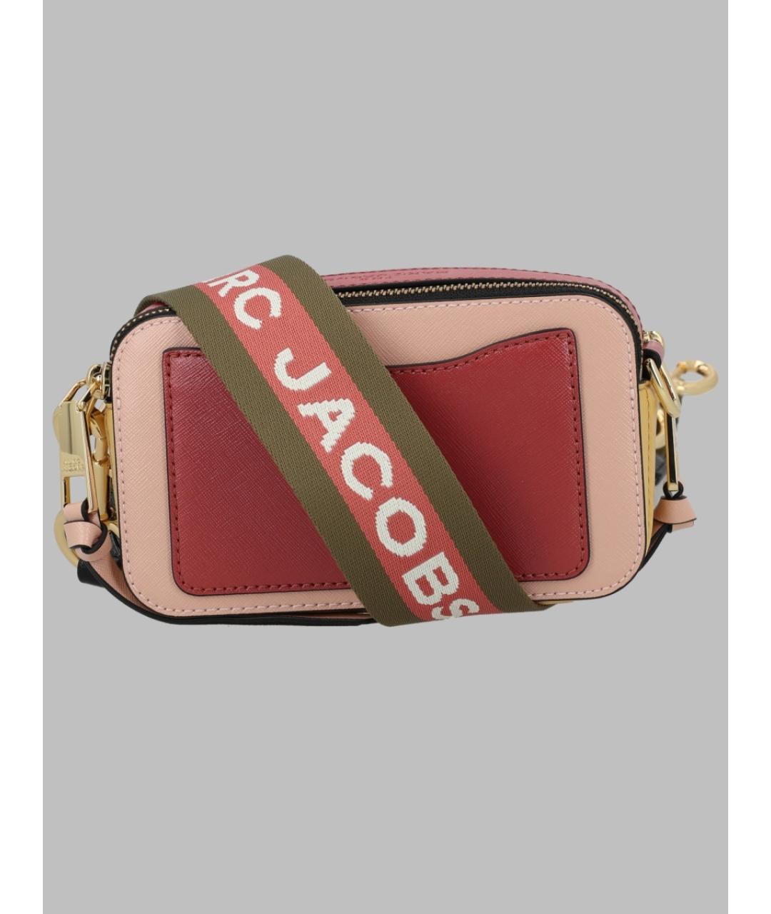MARC JACOBS Розовая кожаная сумка через плечо, фото 2