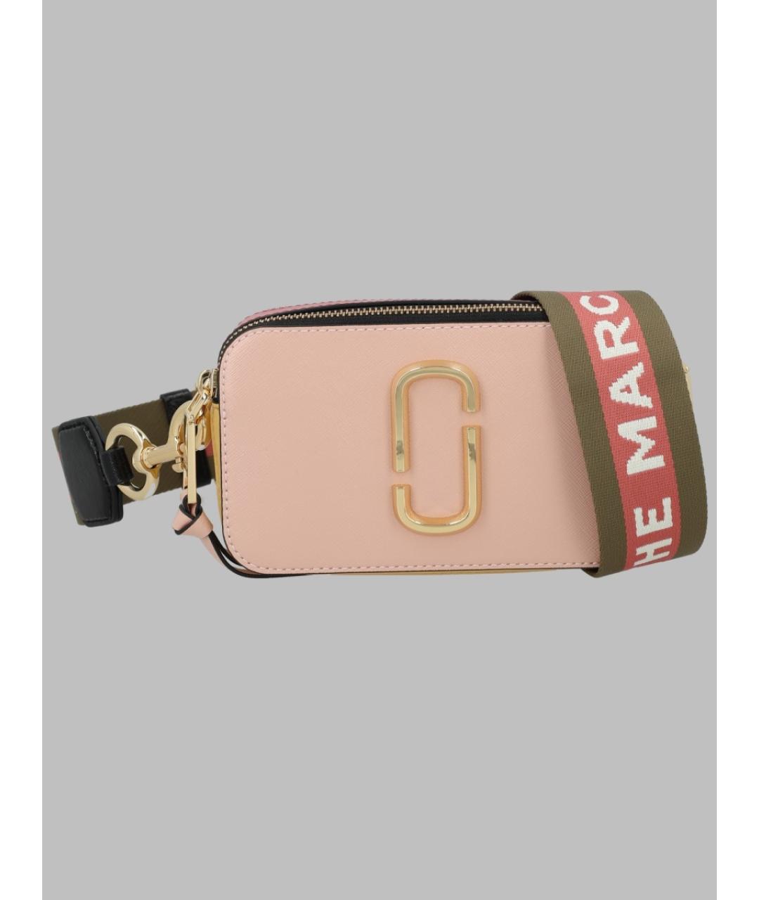 MARC JACOBS Розовая кожаная сумка через плечо, фото 3