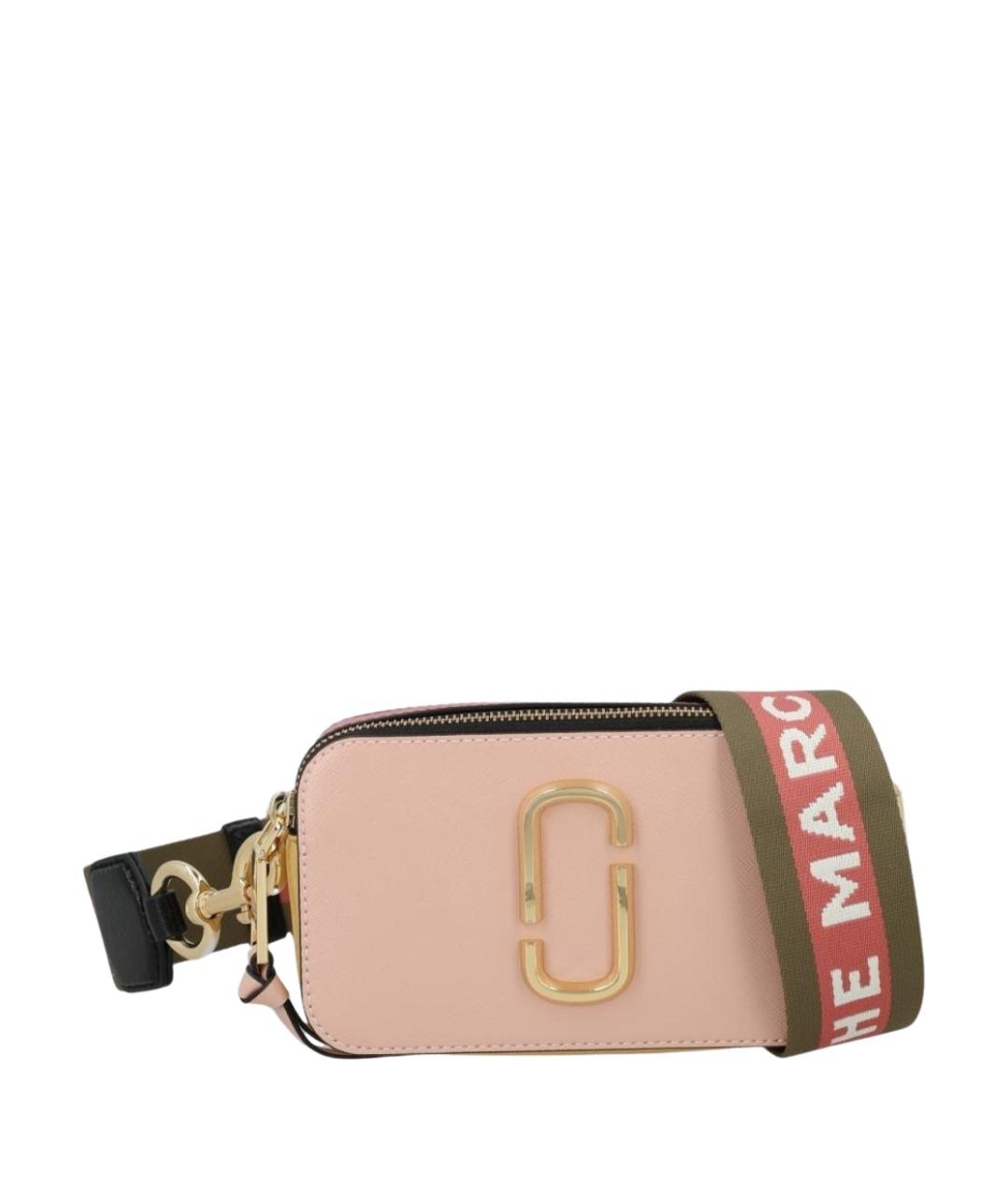 MARC JACOBS Розовая кожаная сумка через плечо, фото 1