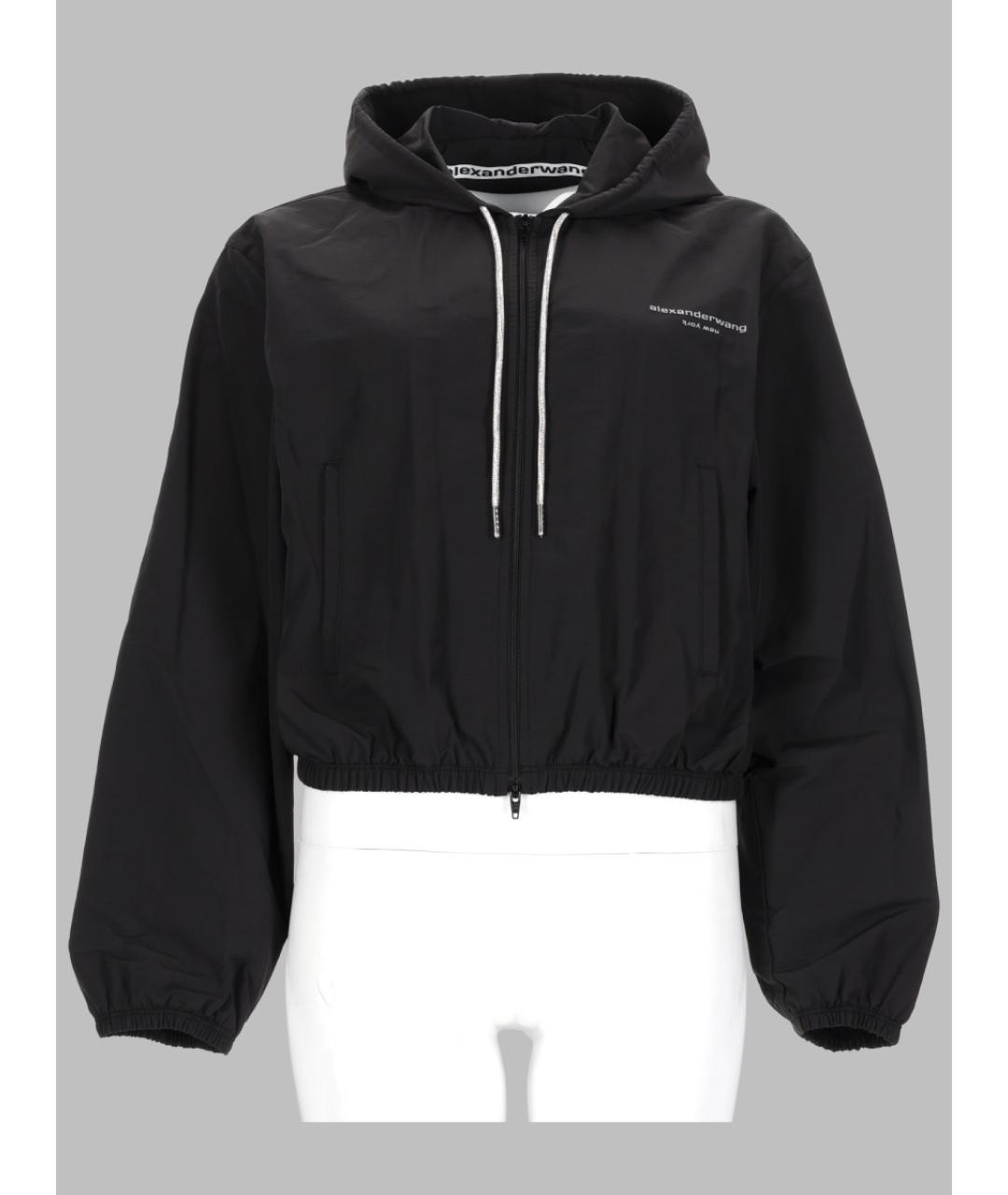 ALEXANDER WANG Черная хлопко-эластановая куртка, фото 3