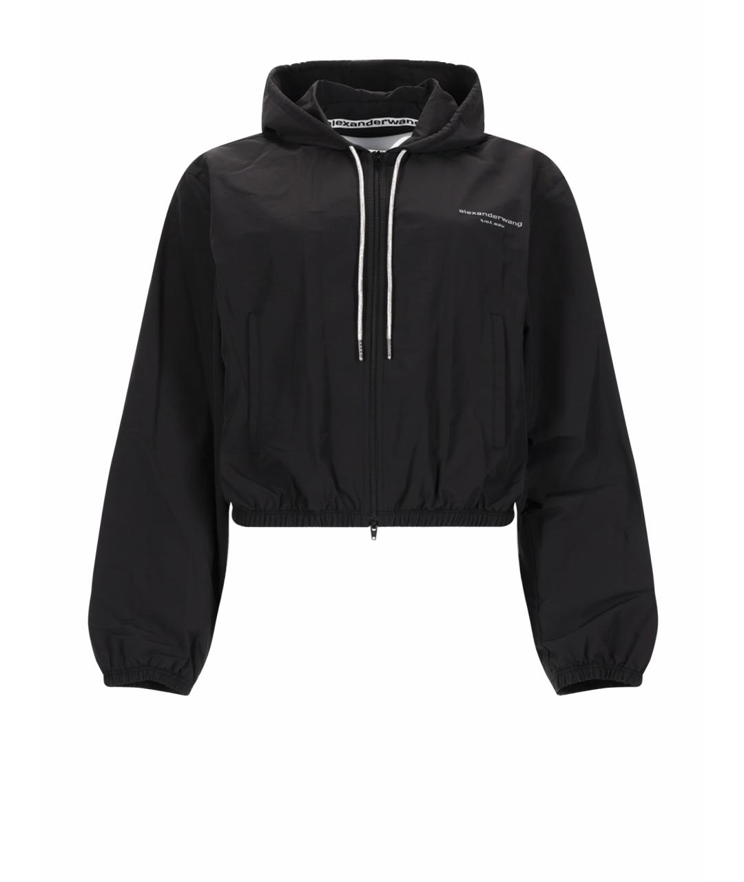 ALEXANDER WANG Черная хлопко-эластановая куртка, фото 1