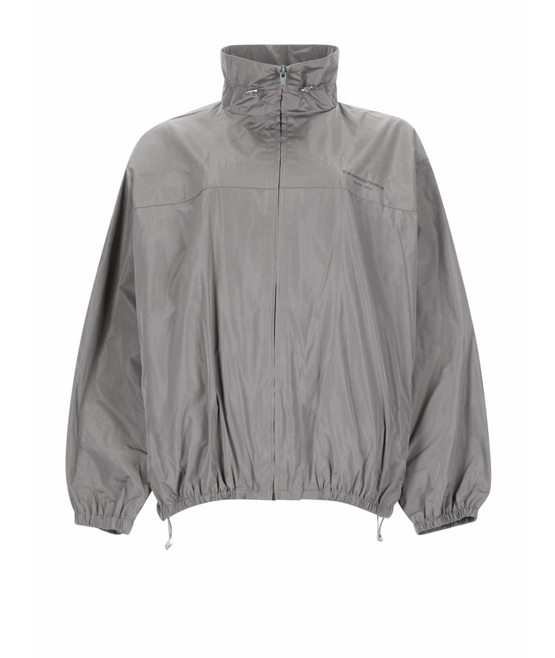 ALEXANDER WANG Серая полиэстеровая куртка, фото 1