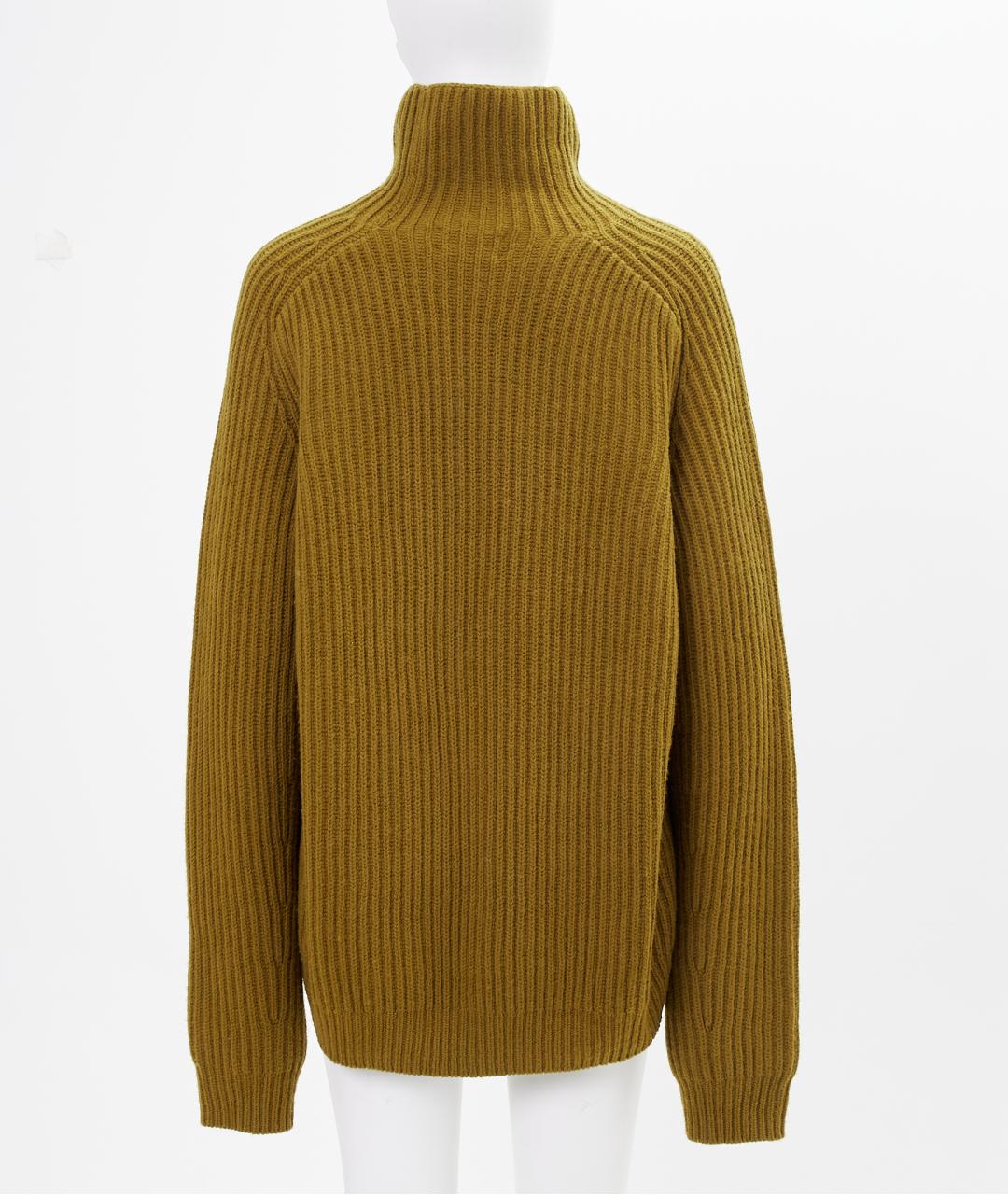 ACNE STUDIOS Горчичный шерстяной джемпер / свитер, фото 2