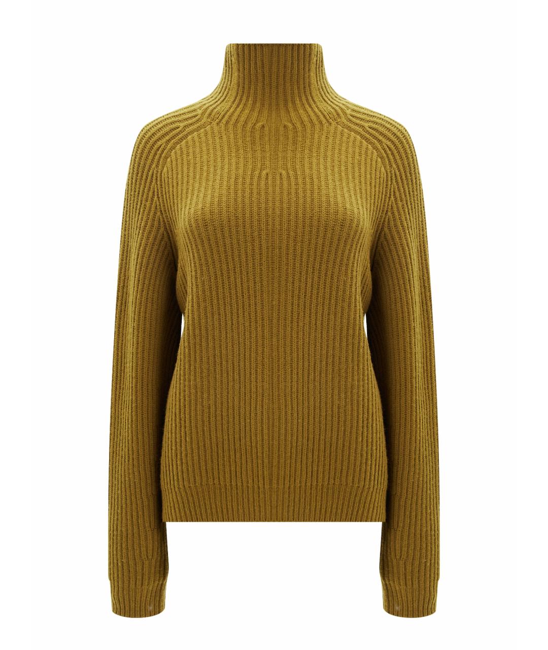 ACNE STUDIOS Горчичный шерстяной джемпер / свитер, фото 1