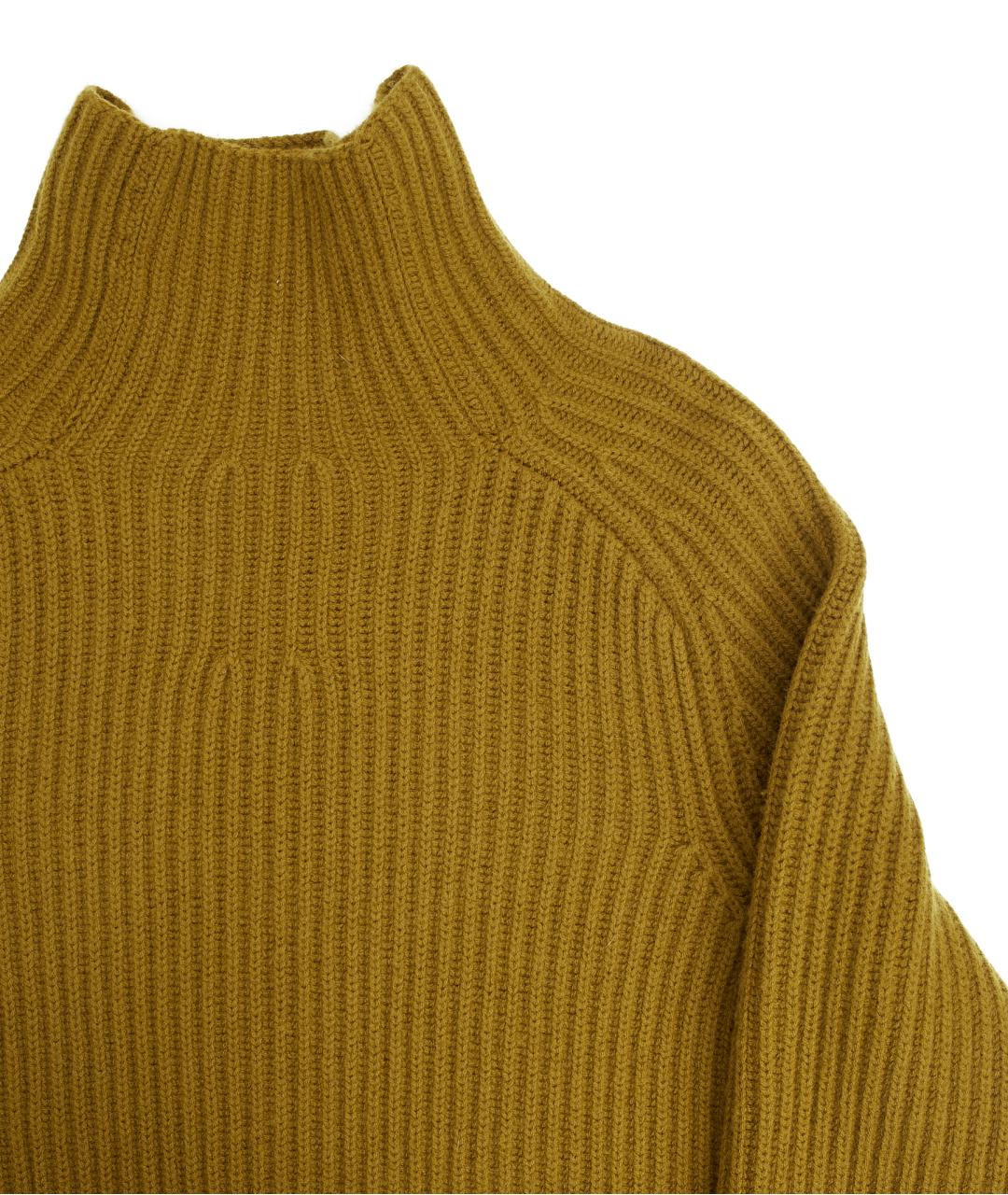 ACNE STUDIOS Горчичный шерстяной джемпер / свитер, фото 3