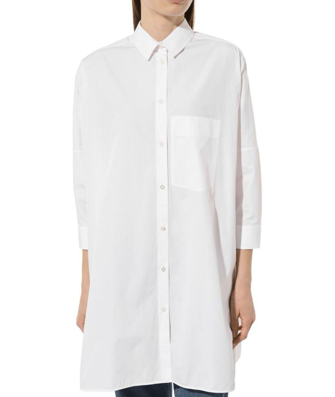 JIL SANDER Белая хлопковая рубашка, фото 2