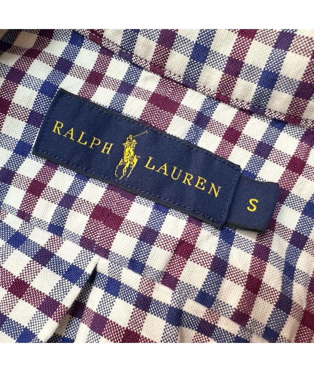 RALPH LAUREN Мульти хлопковая кэжуал рубашка, фото 5