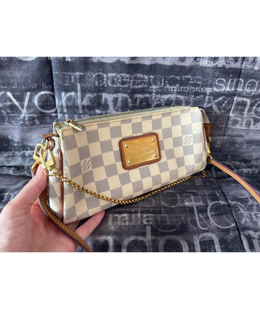 LOUIS VUITTON Бежевая сумка с короткими ручками, фото 2