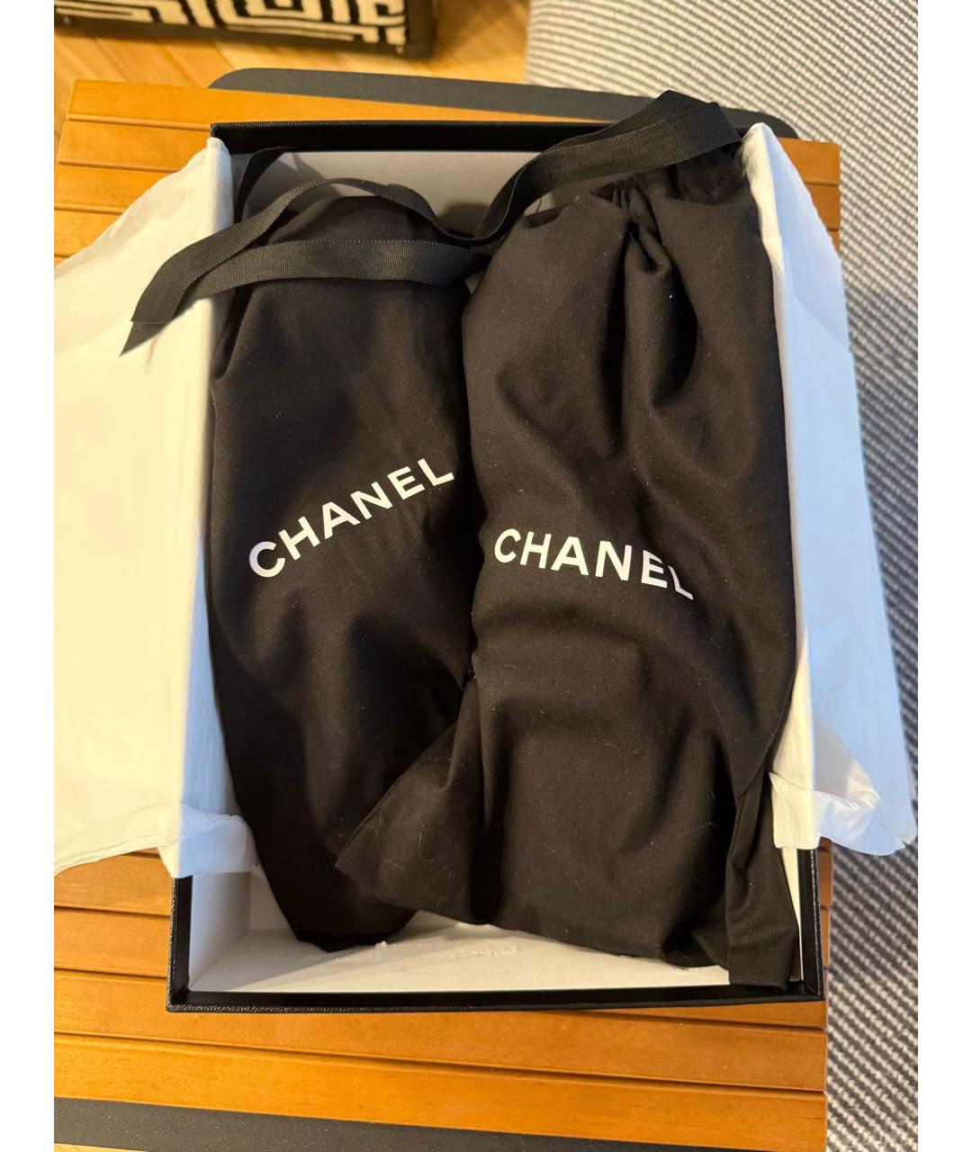 CHANEL Оранжевые замшевые лоферы, фото 7