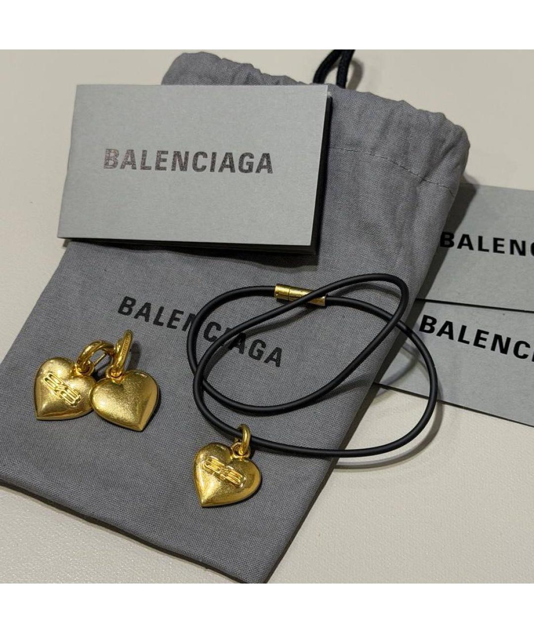BALENCIAGA Черный металлический чокер, фото 6