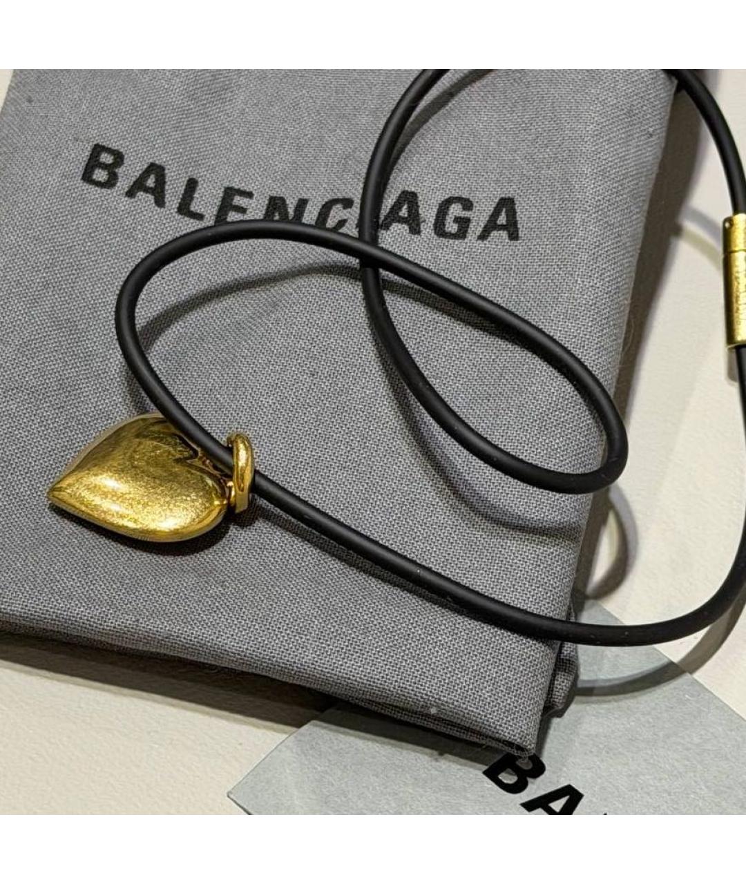 BALENCIAGA Черный металлический чокер, фото 5