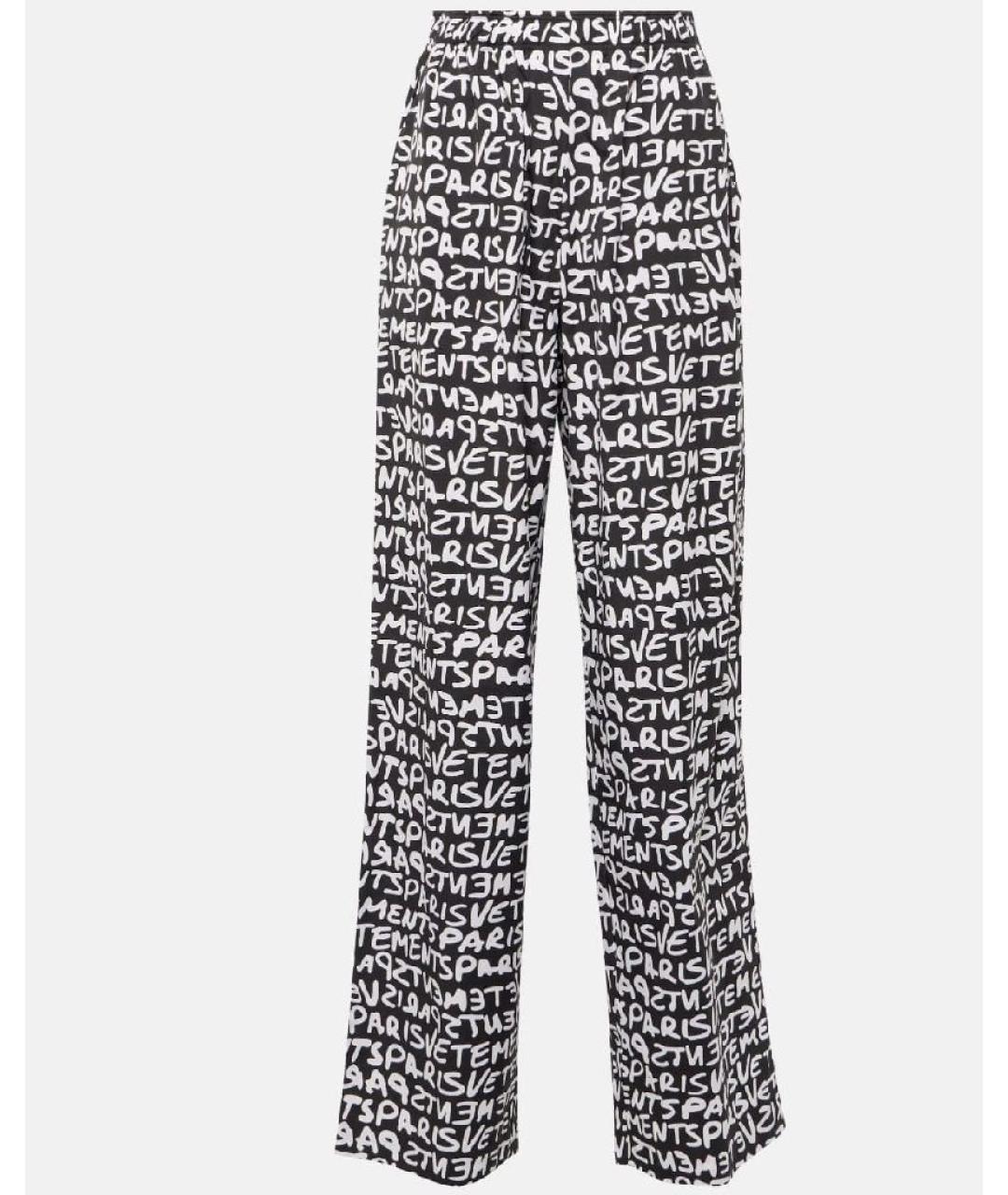 VETEMENTS Белые хлопковые прямые брюки, фото 7