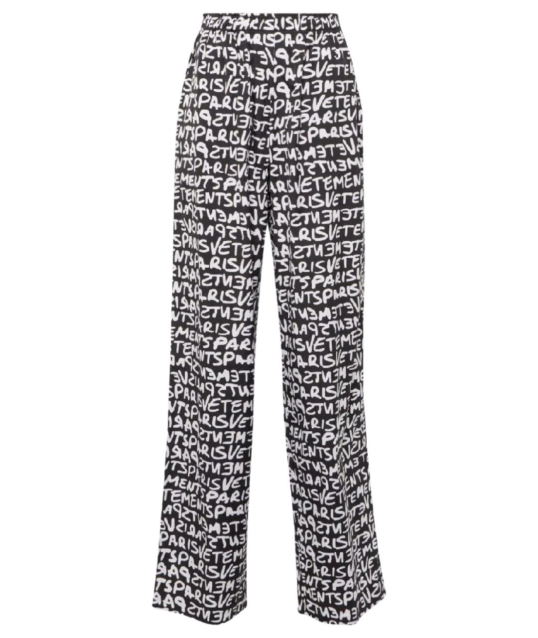 VETEMENTS Белые хлопковые прямые брюки, фото 1