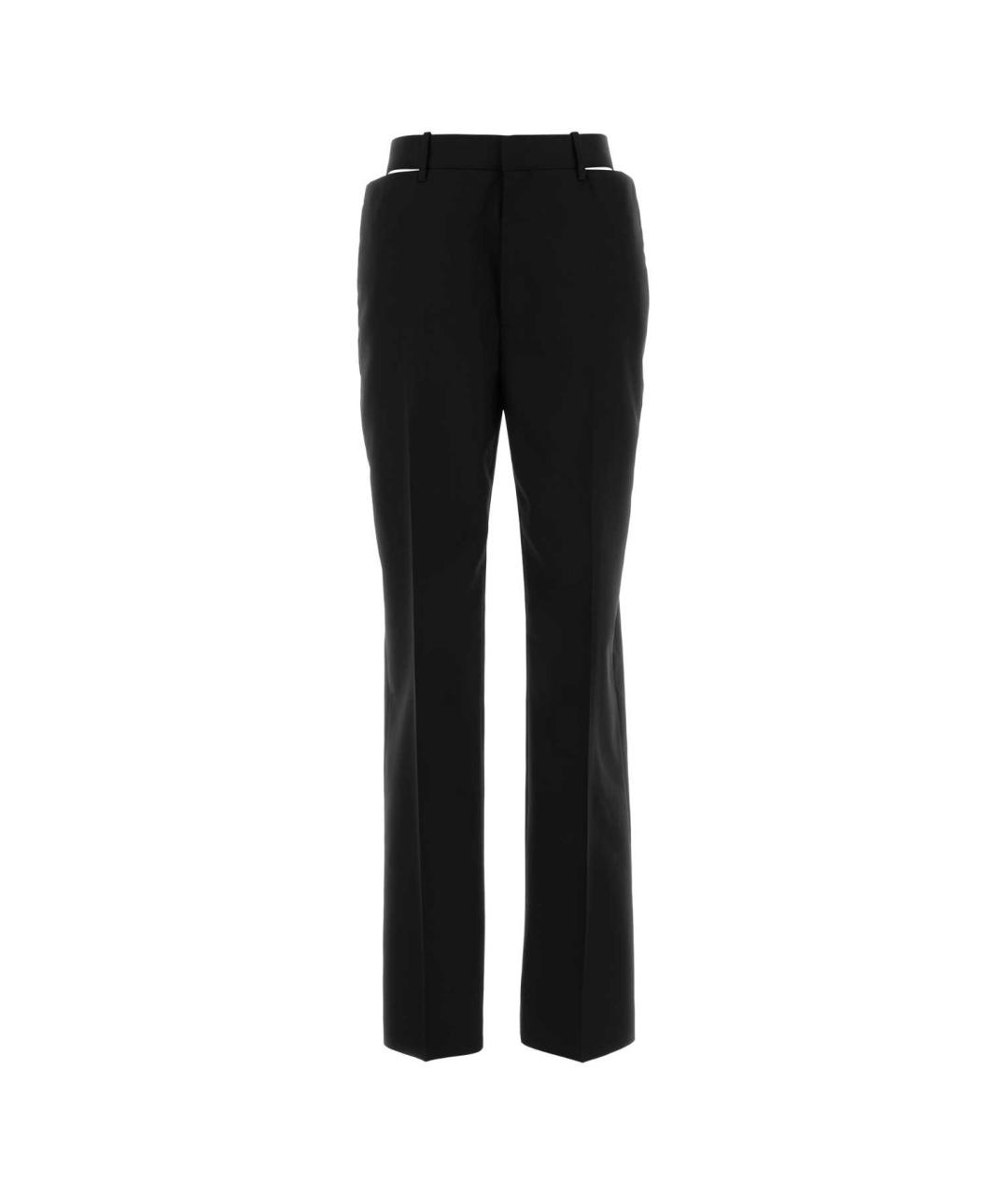 JIL SANDER Мульти шерстяные прямые брюки, фото 1
