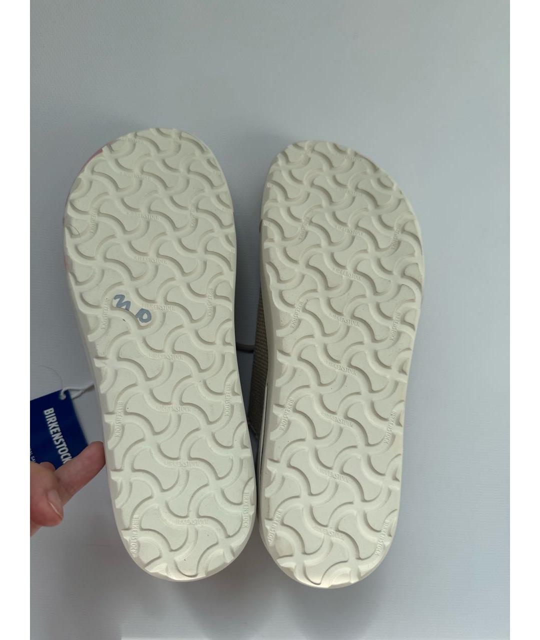 BIRKENSTOCK Бежевые текстильные кеды, фото 6