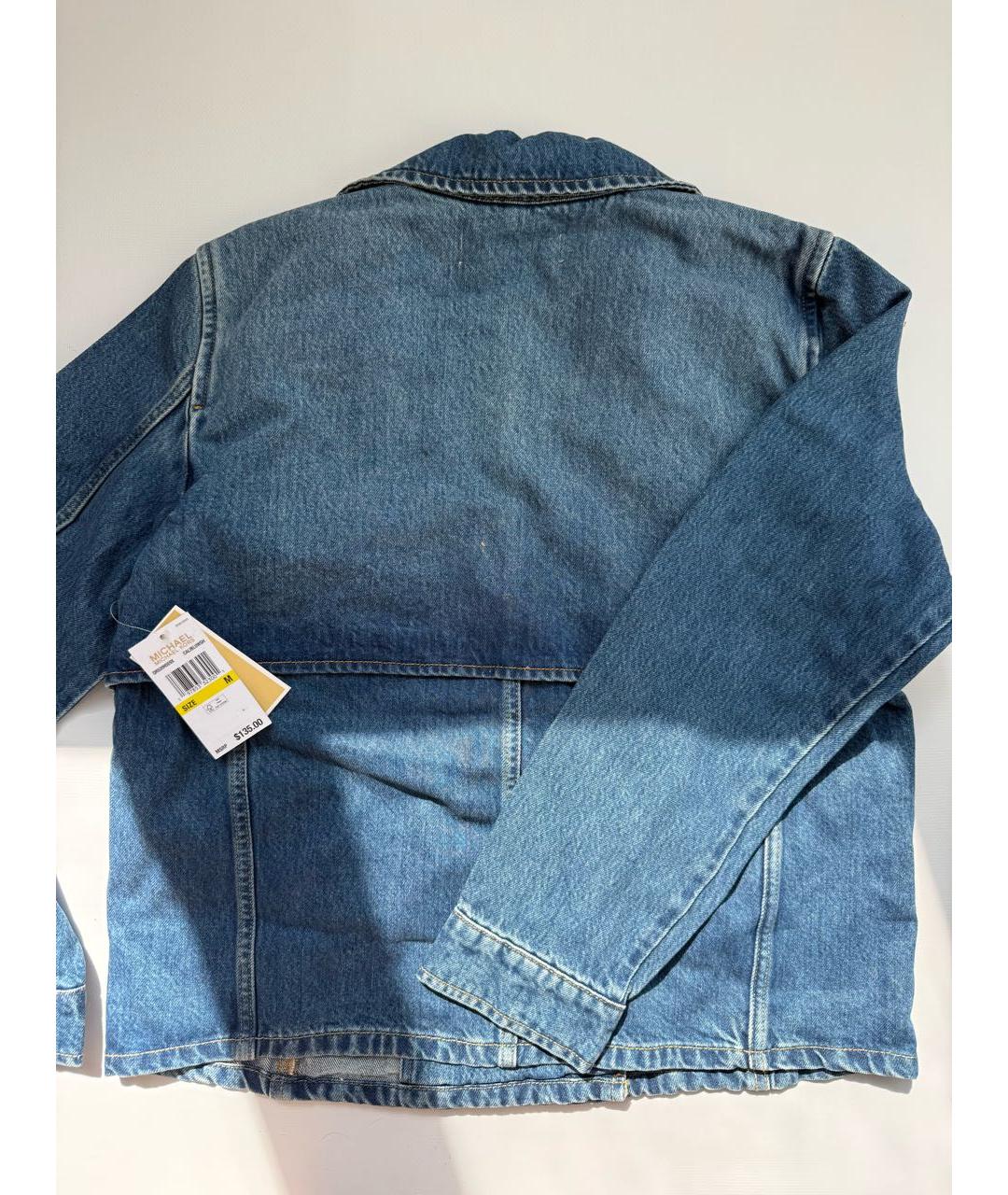 MICHAEL KORS Синий деним жакет/пиджак, фото 2