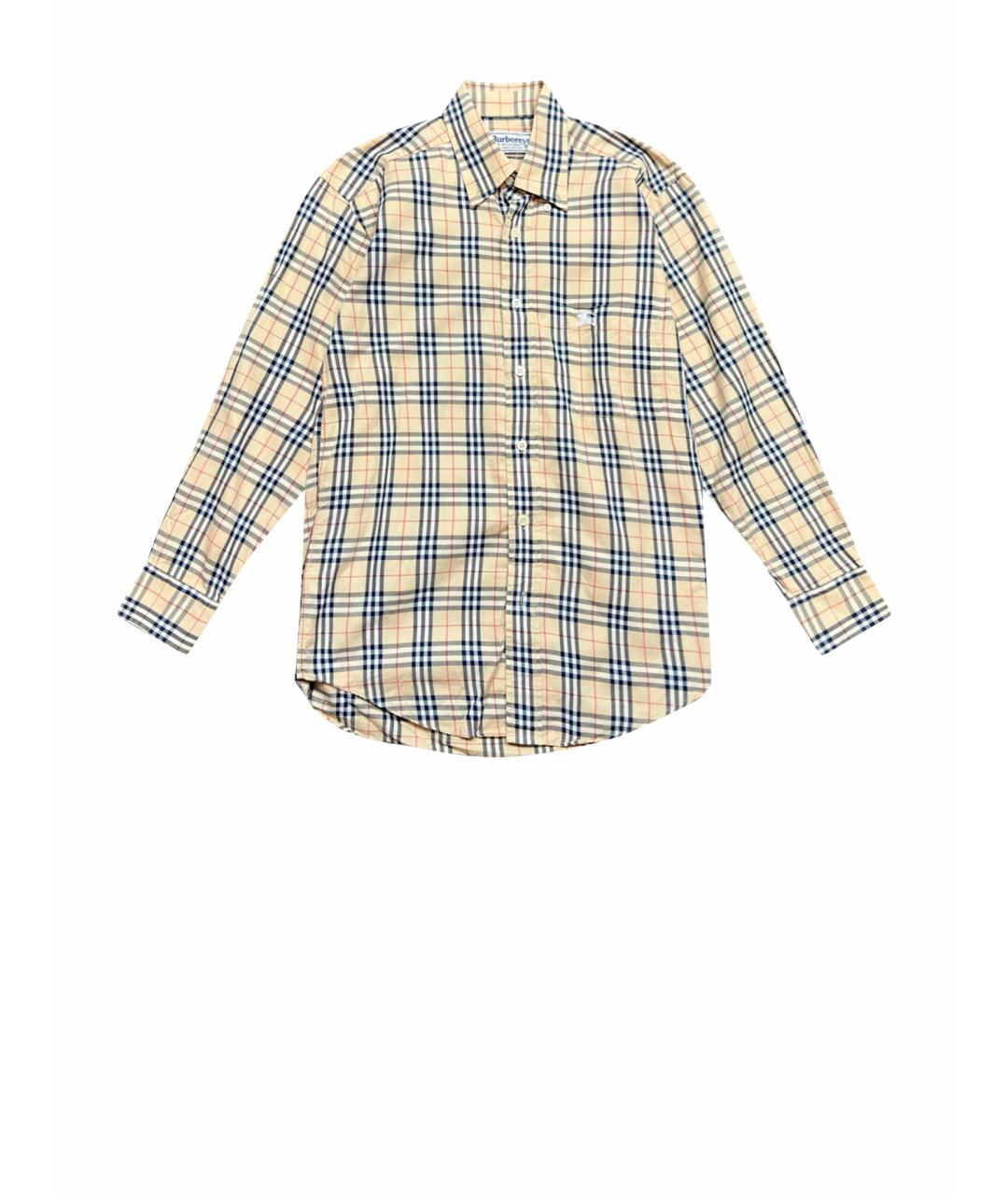 BURBERRY Мульти хлопковая кэжуал рубашка, фото 1