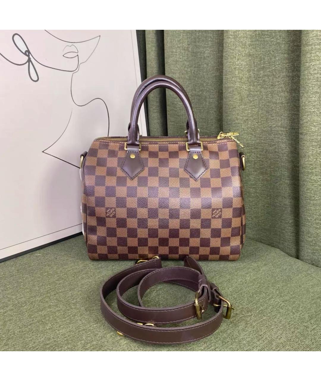 LOUIS VUITTON Коричневая сумка через плечо, фото 2