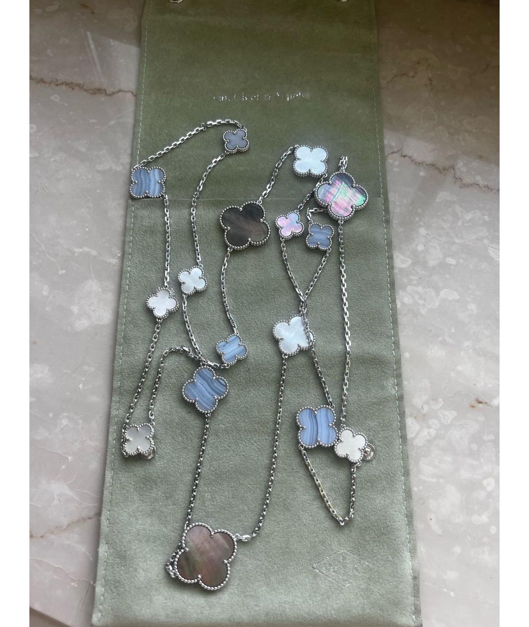 VAN CLEEF & ARPELS Серебряное колье из белого золота, фото 2