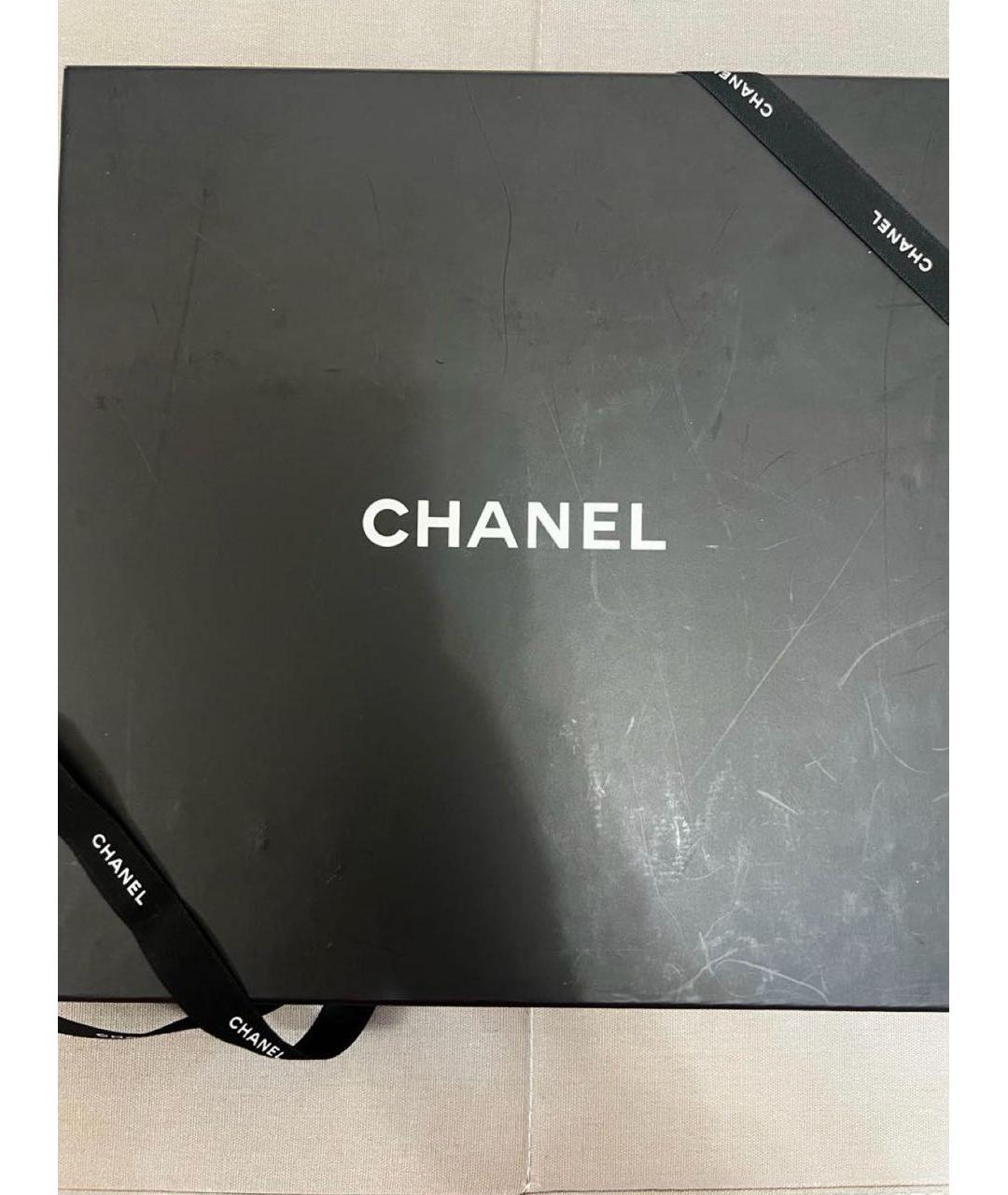 CHANEL Розовый шелковый платок, фото 4