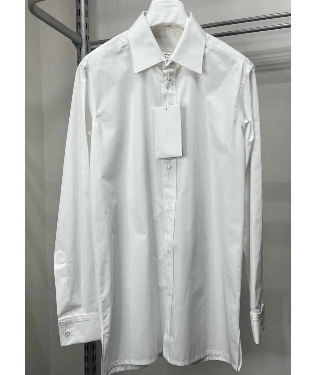 MAISON MARGIELA Белая хлопковая рубашка, фото 7