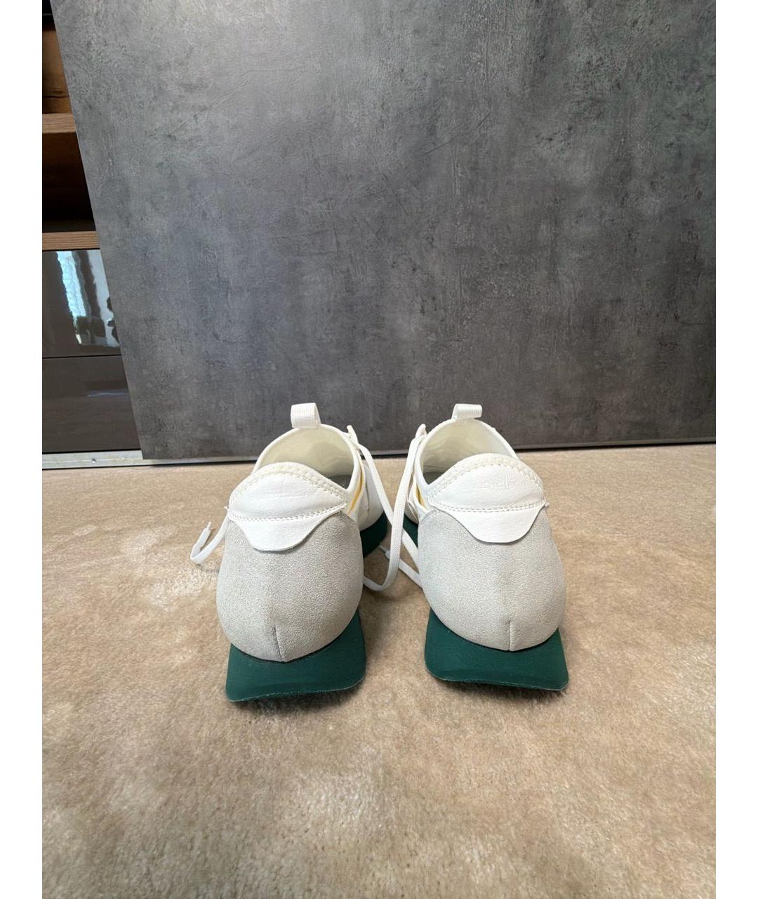 BALENCIAGA Белые текстильные кроссовки, фото 4