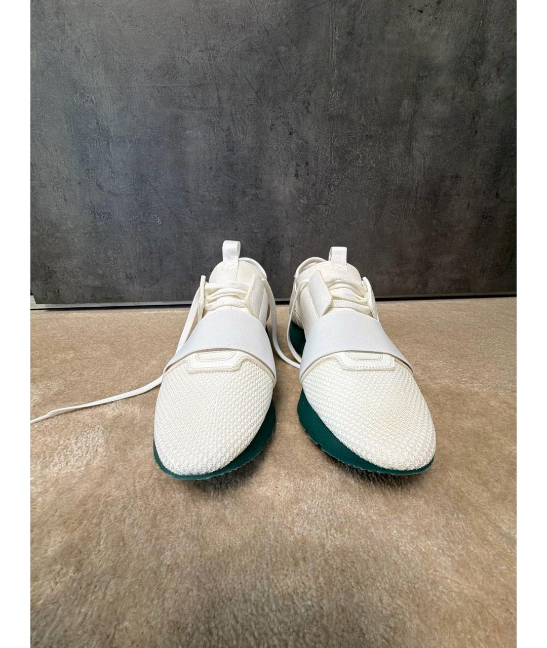 BALENCIAGA Белые текстильные кроссовки, фото 2