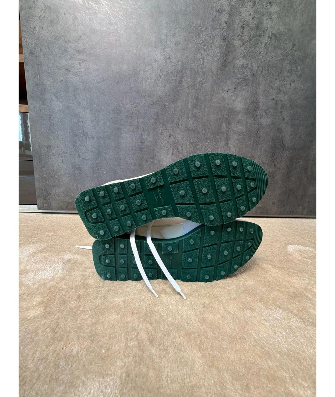 BALENCIAGA Белые текстильные кроссовки, фото 5