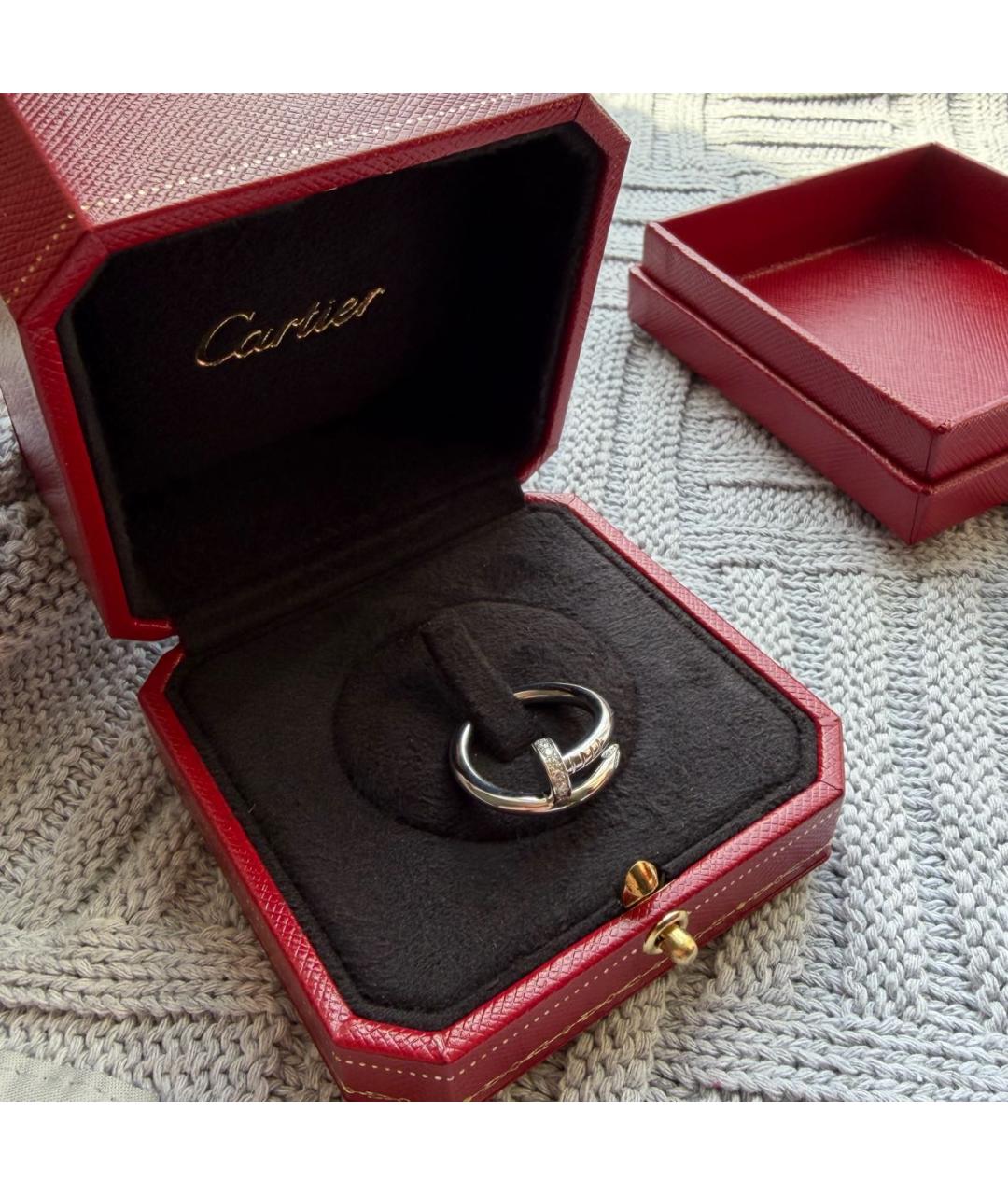 CARTIER Серебряное кольцо из белого золота, фото 3