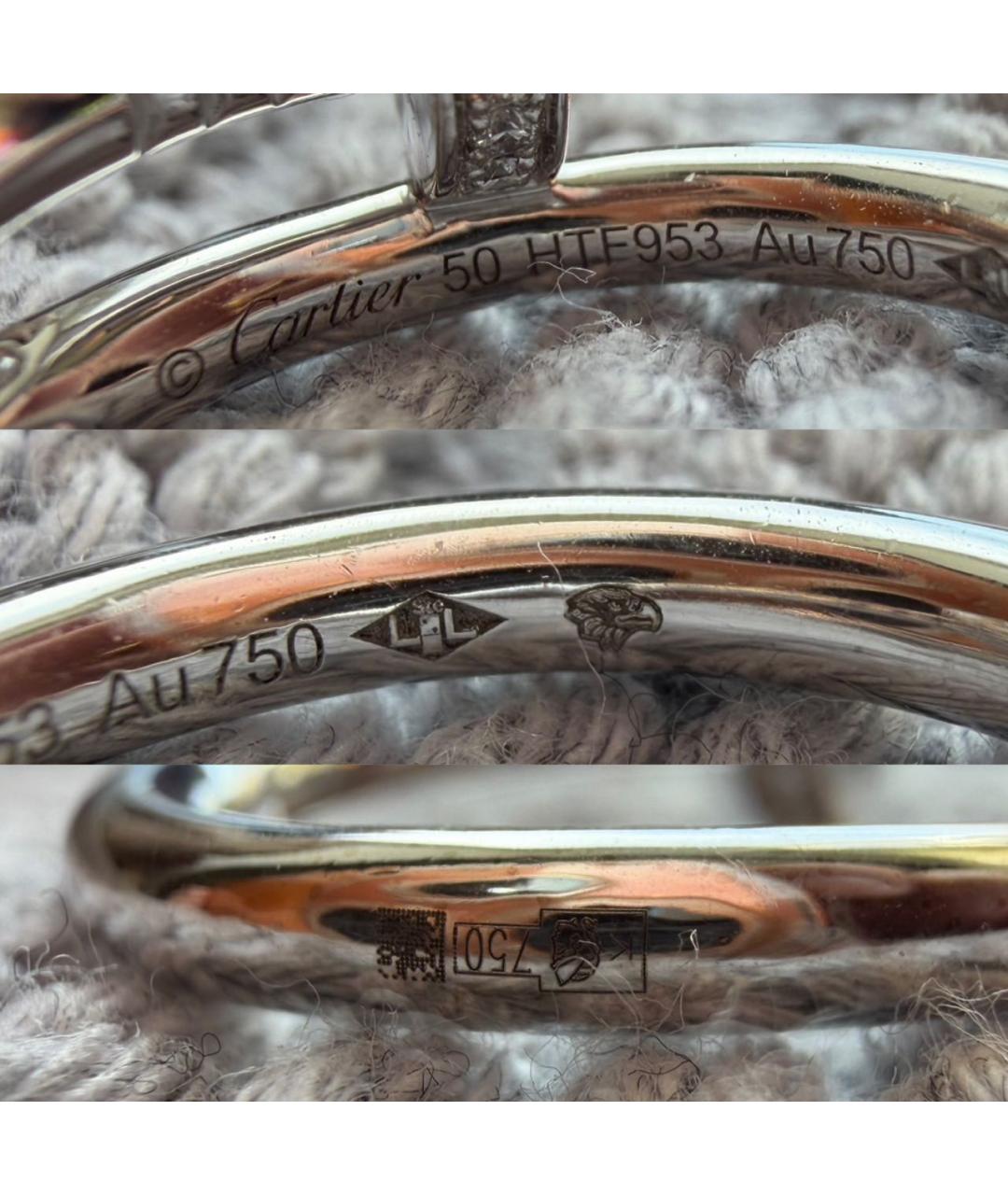 CARTIER Серебряное кольцо из белого золота, фото 6