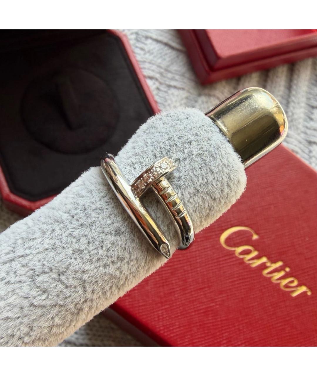 CARTIER Серебряное кольцо из белого золота, фото 4