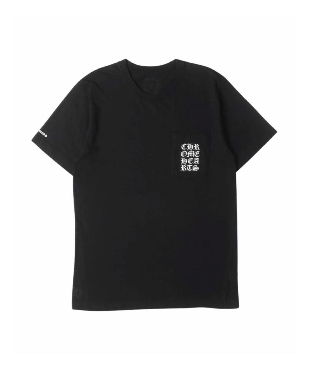 CHROME HEARTS Черная хлопковая футболка, фото 1