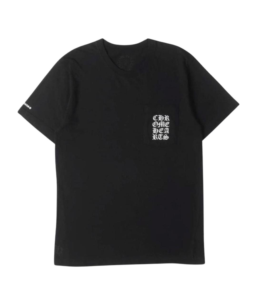 CHROME HEARTS Черная хлопковая футболка, фото 1
