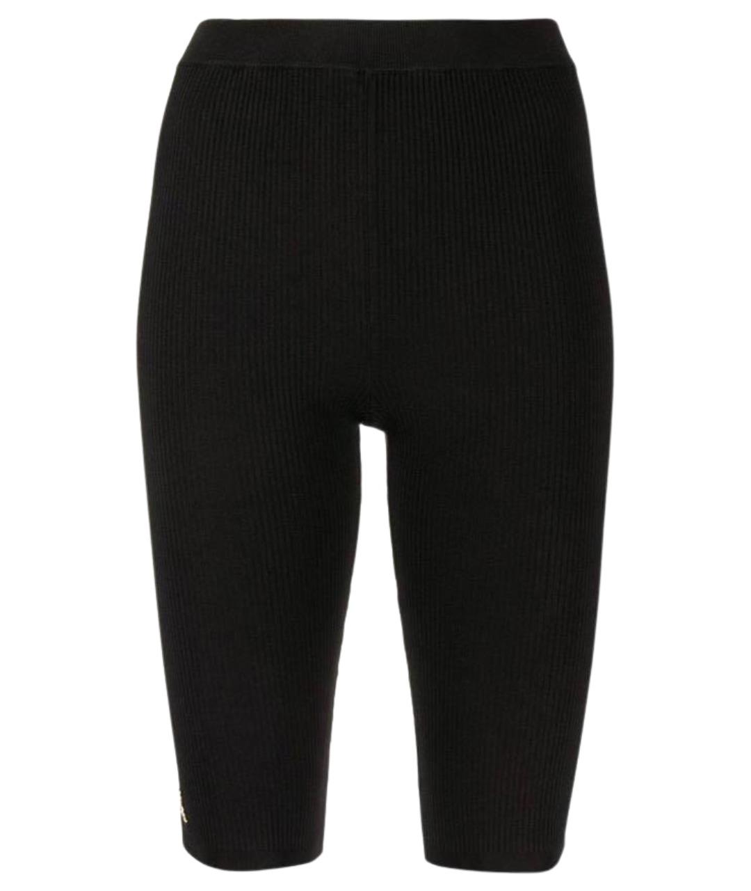 SAINT LAURENT Черные вискозные шорты, фото 1