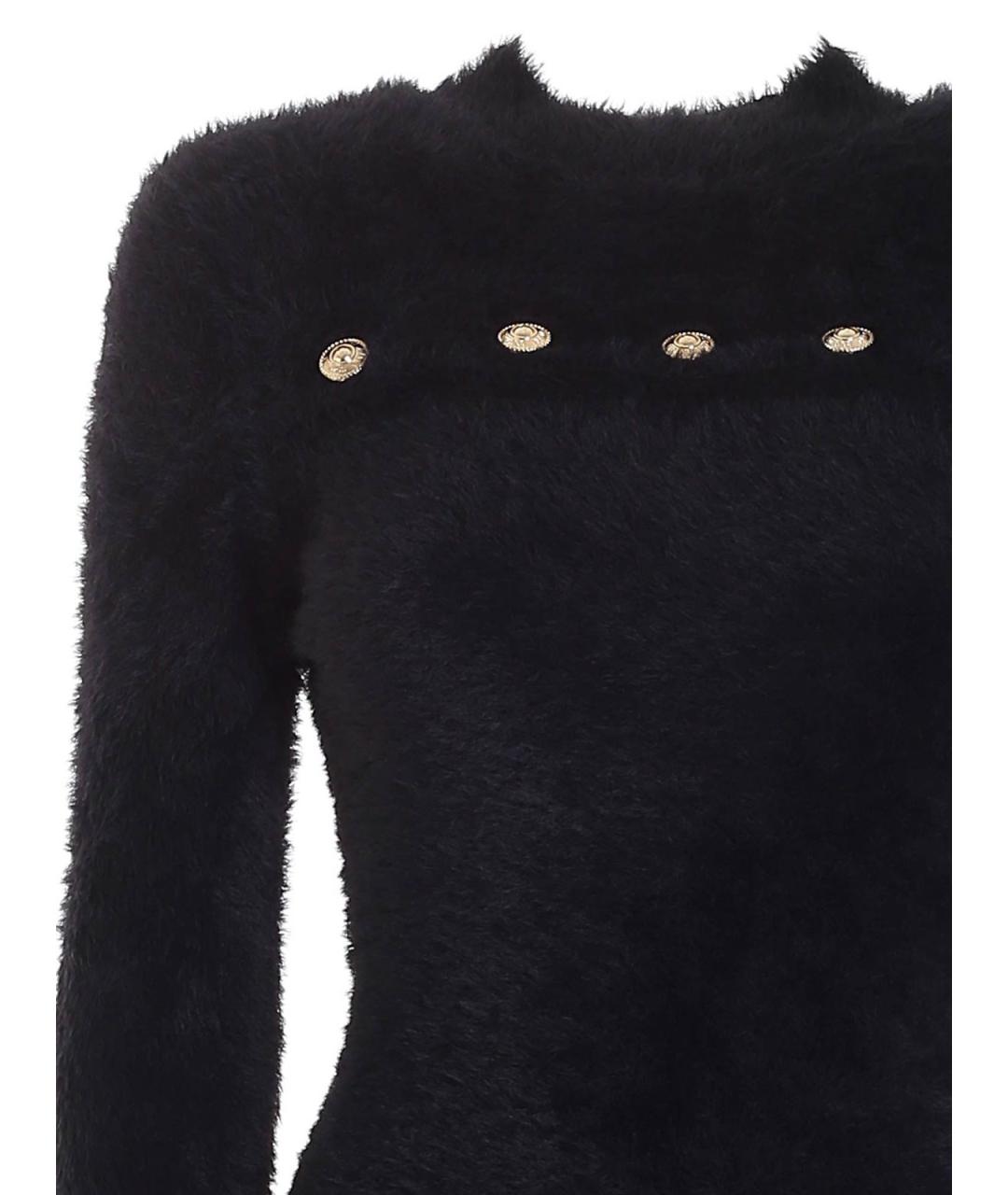 VERSACE JEANS COUTURE Черное полиамидовое вечернее платье, фото 3