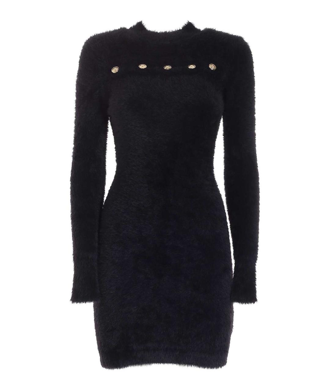 VERSACE JEANS COUTURE Черное полиамидовое вечернее платье, фото 1