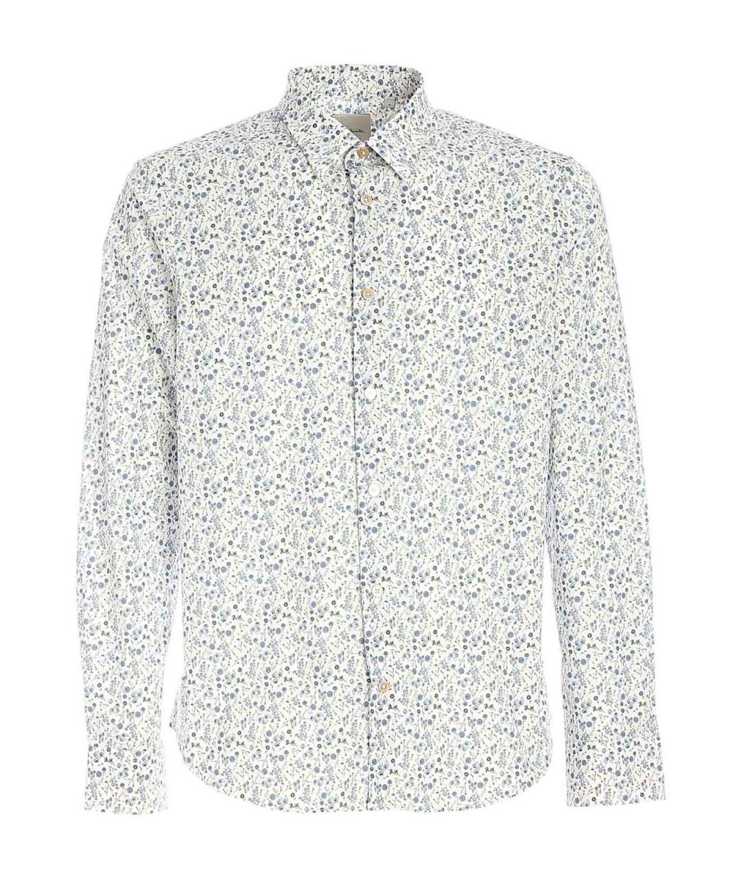 PAUL SMITH Белая хлопковая классическая рубашка, фото 1