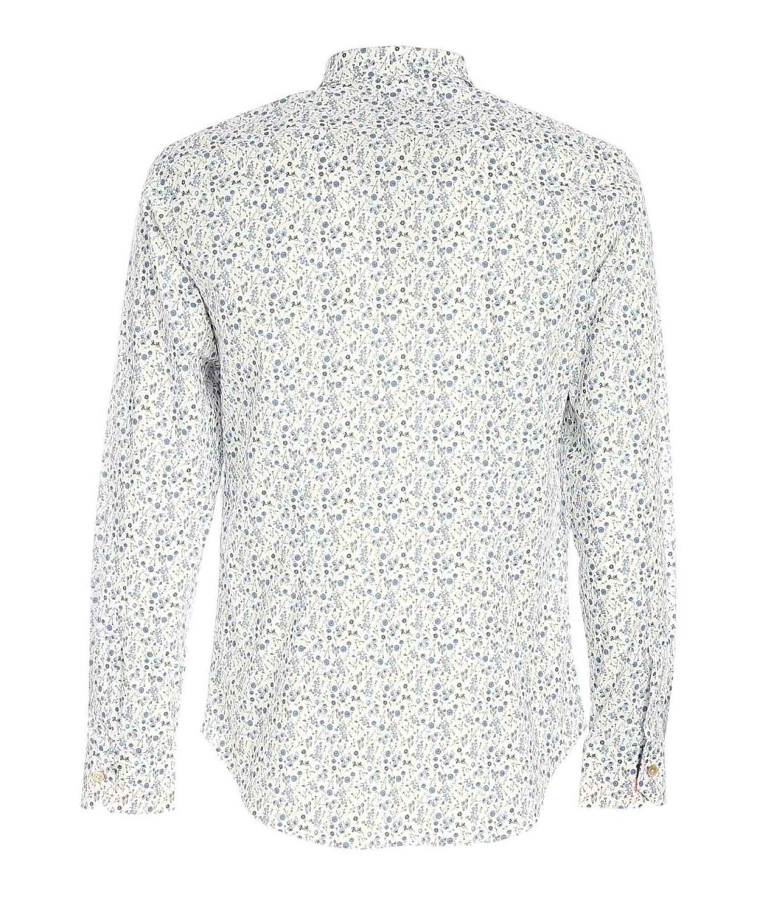 PAUL SMITH Белая хлопковая классическая рубашка, фото 2