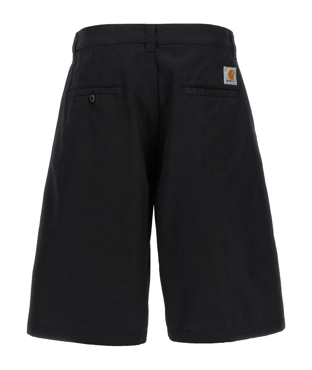 CARHARTT WIP Черные хлопковые шорты, фото 2