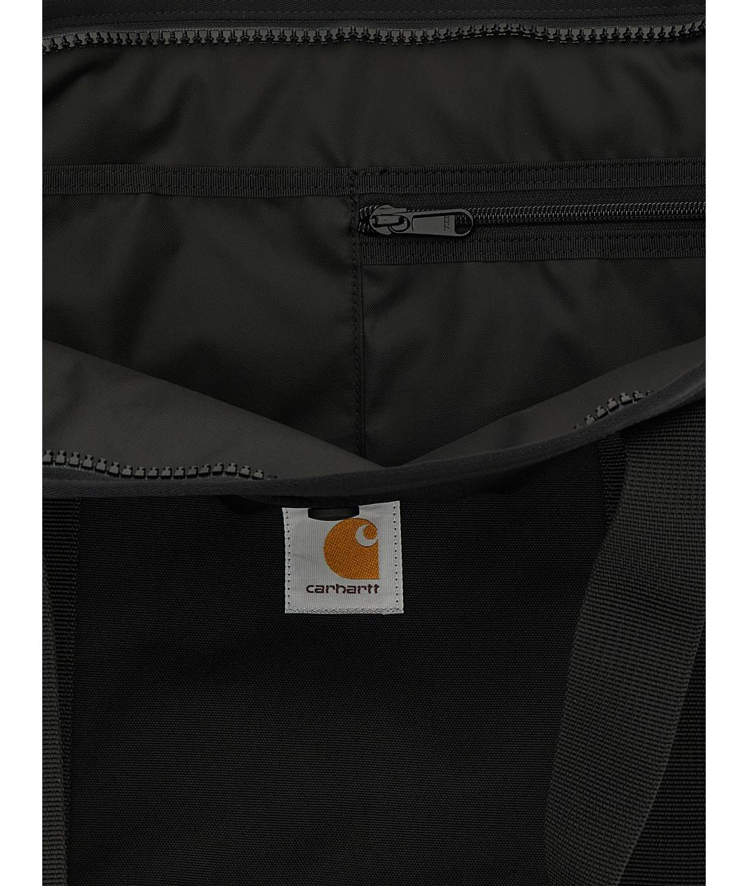 CARHARTT WIP Черная синтетическая сумка тоут, фото 4