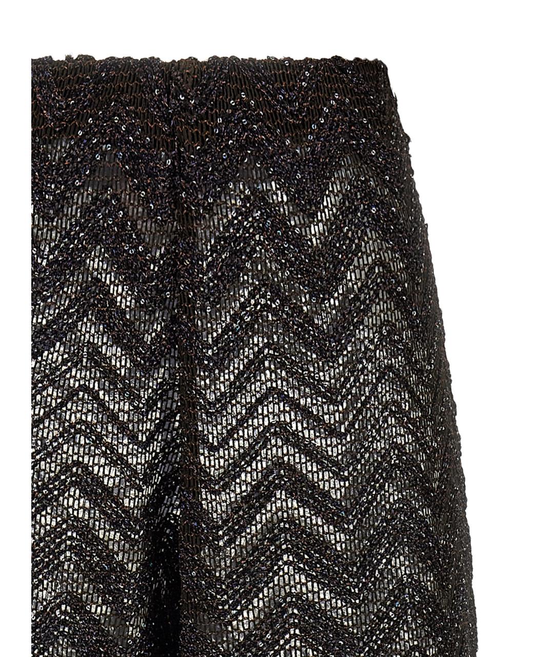 MISSONI Коричневые вискозные прямые брюки, фото 3