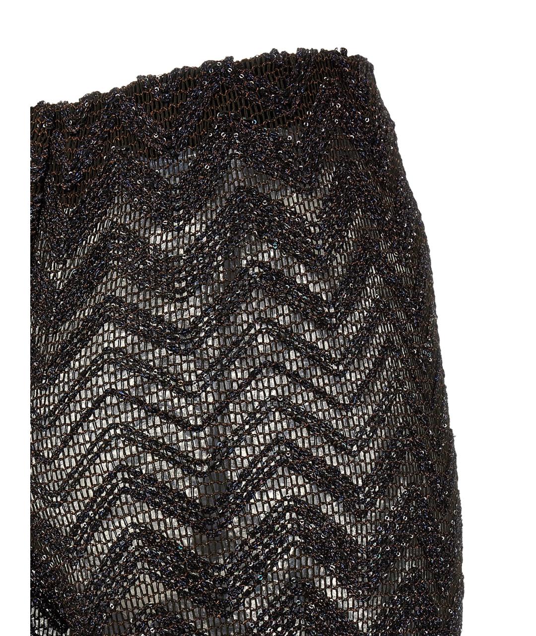 MISSONI Коричневые вискозные прямые брюки, фото 4