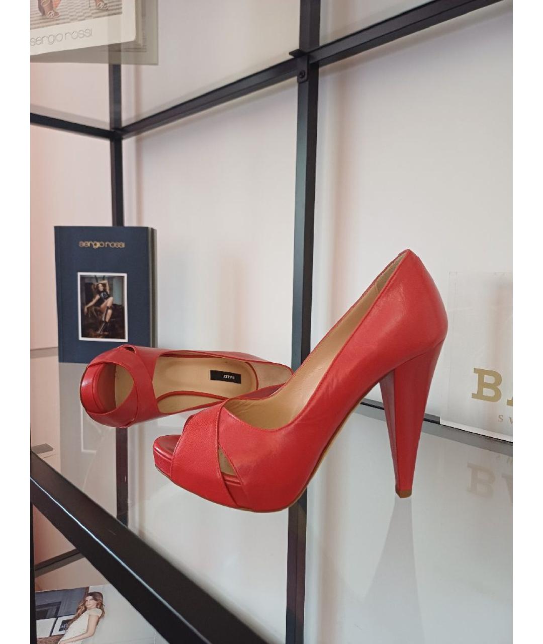 BALLY Красные кожаные туфли, фото 6