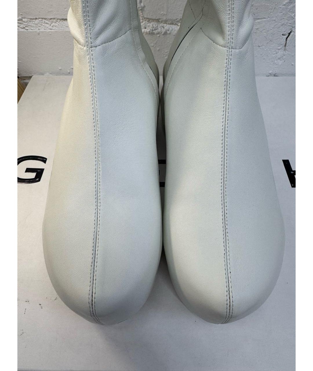 GIVENCHY Белые кожаные сапоги, фото 3
