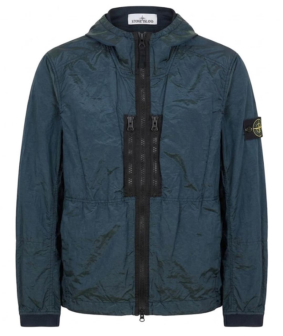 STONE ISLAND Темно-синяя куртка, фото 1