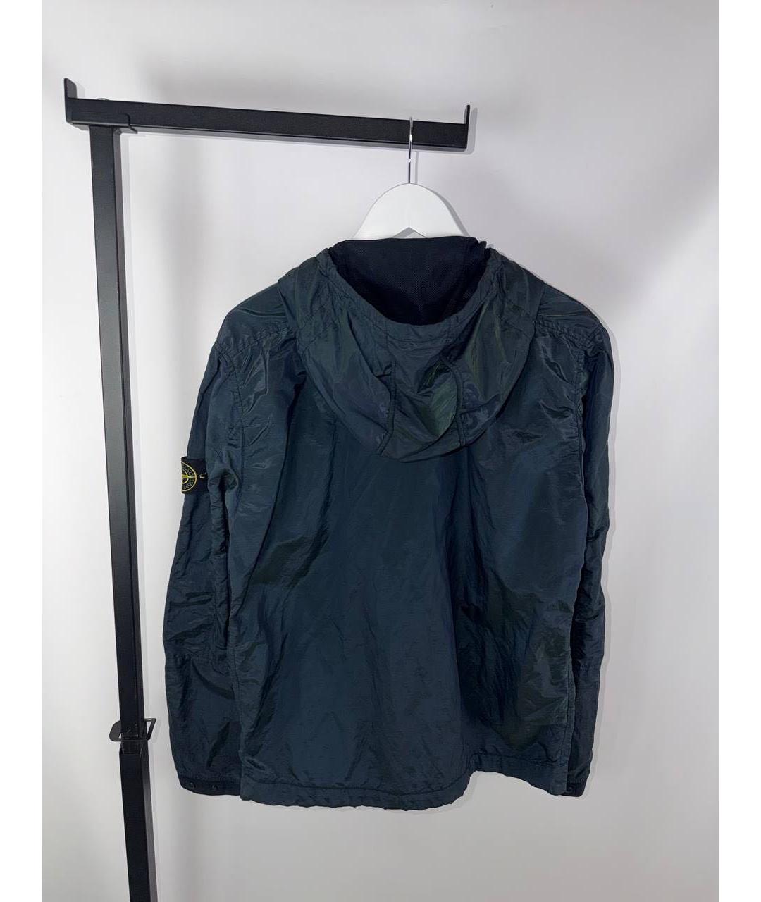 STONE ISLAND Темно-синяя куртка, фото 2