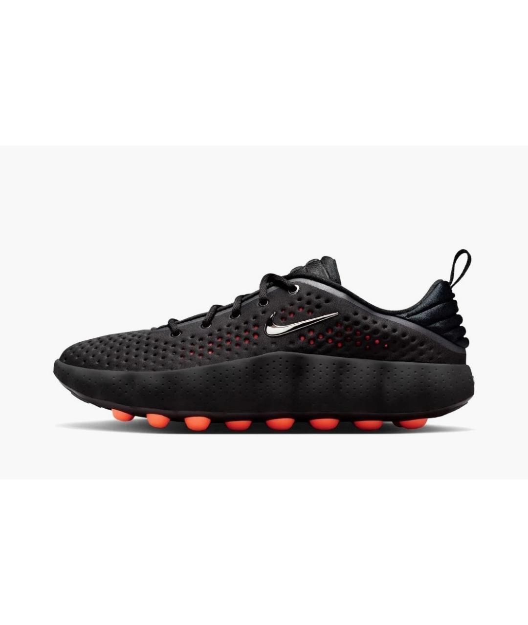 NIKE Черные резиновые низкие кроссовки / кеды, фото 2