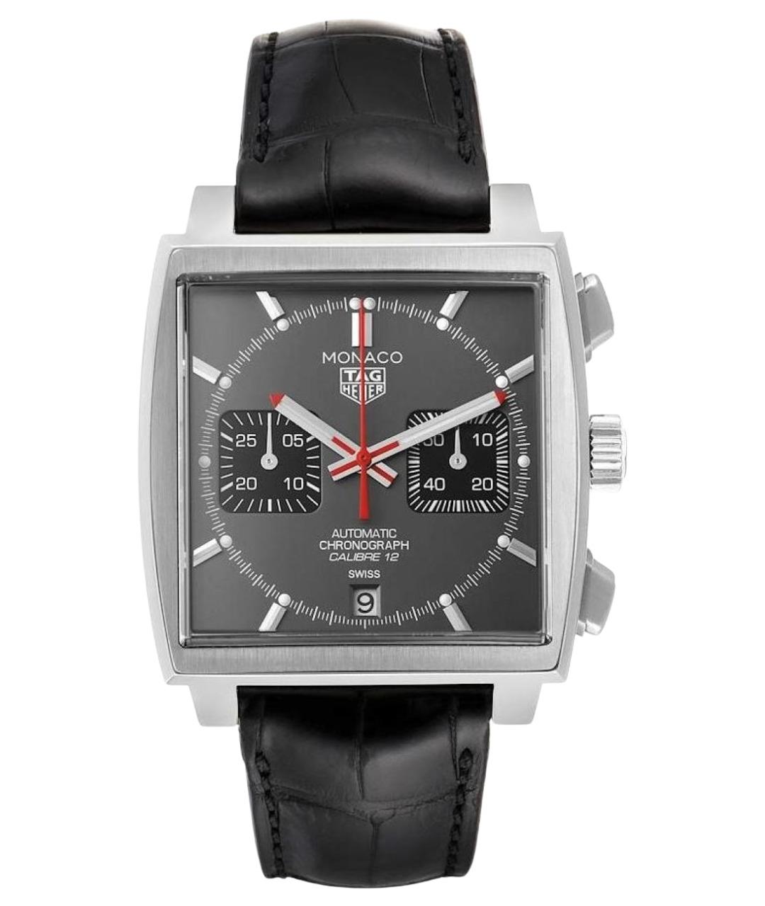 TAG HEUER Серые металлические часы, фото 1