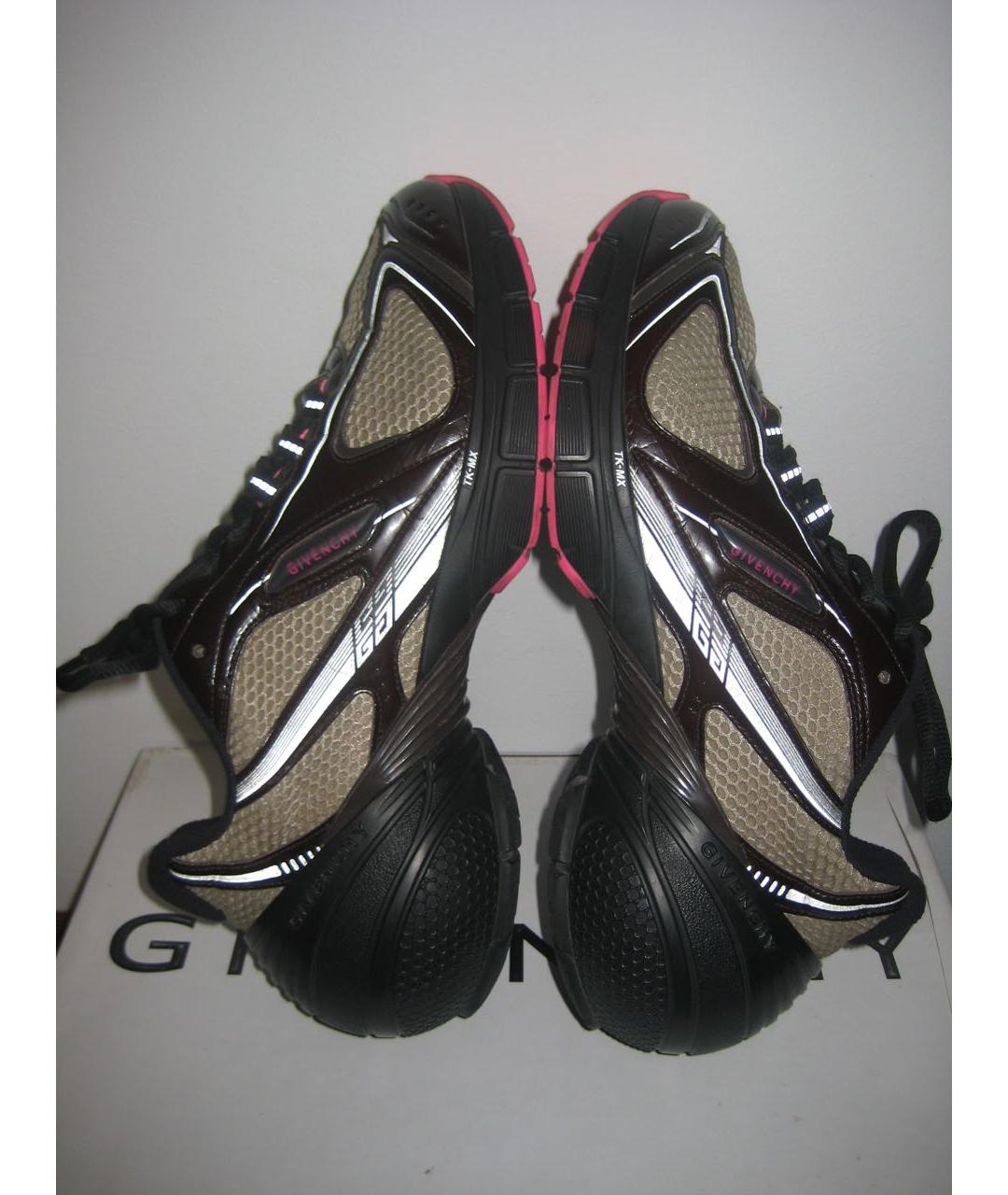 GIVENCHY Черные низкие кроссовки / кеды из лакированной кожи, фото 9