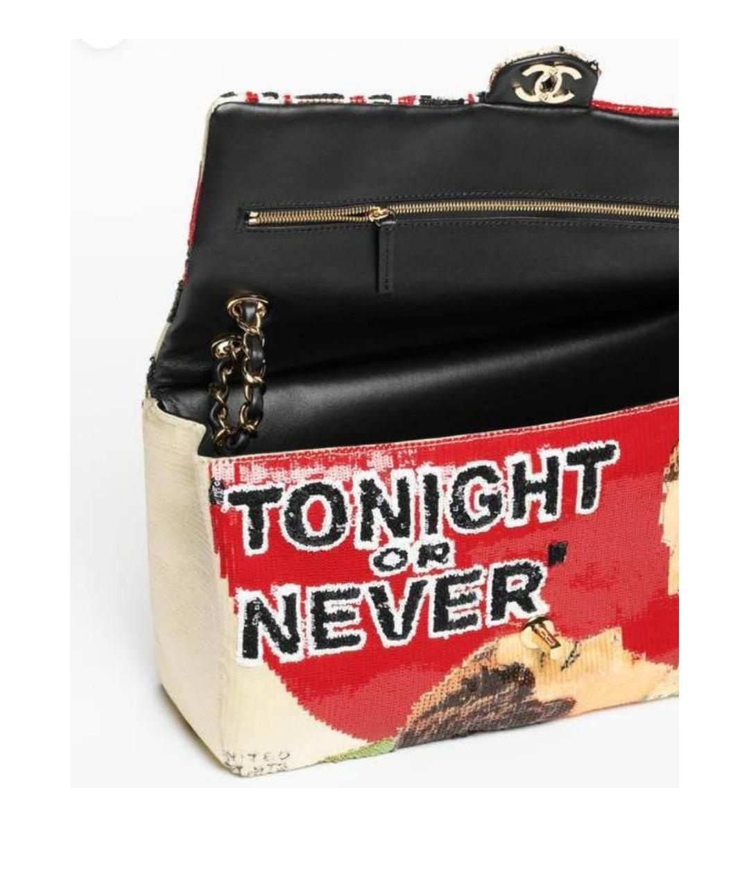 CHANEL Красная сумка через плечо, фото 3